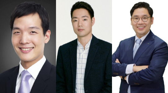 김동원(왼쪽부터) 한화생명 사장, 정경선 현대해상 전무, 신중하 교보생명 상무. [각사 제공]